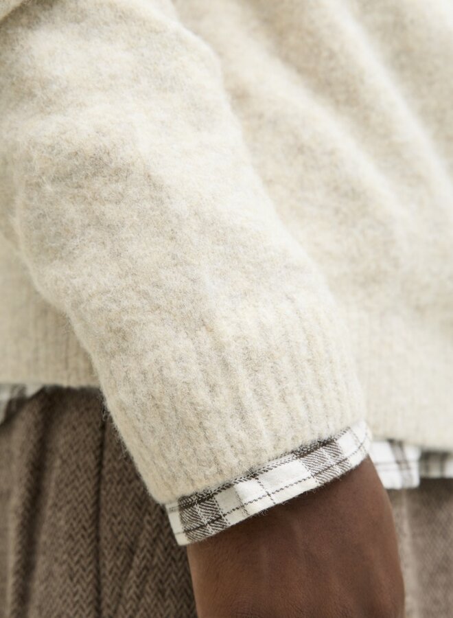 Jack & Jones Trui knit JPRBLASIMON 12286881 - Silver Lining