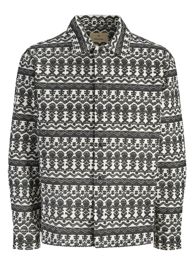 Jack & Jones Overshirt print JPRBLUANDY 12286223 - Black