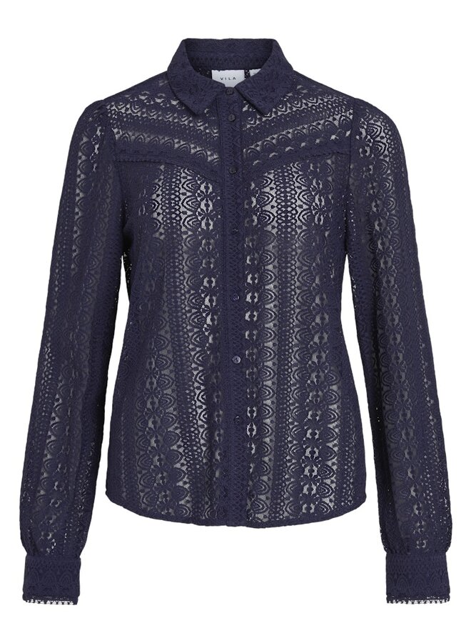 Vila Blouse 14088397 - Rhodonite