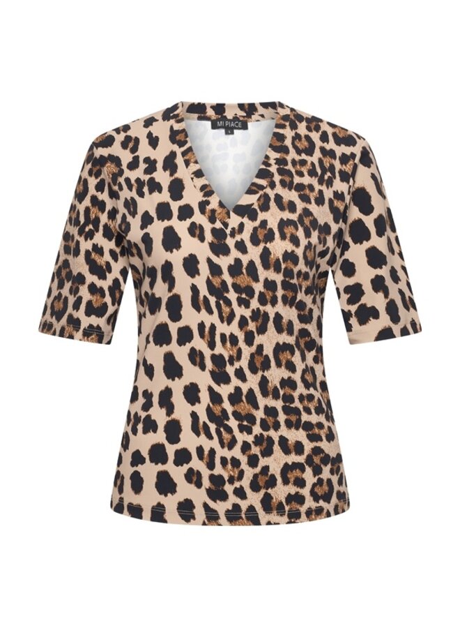 Mi Piace Top MP202271LPPT - Latte Leopard