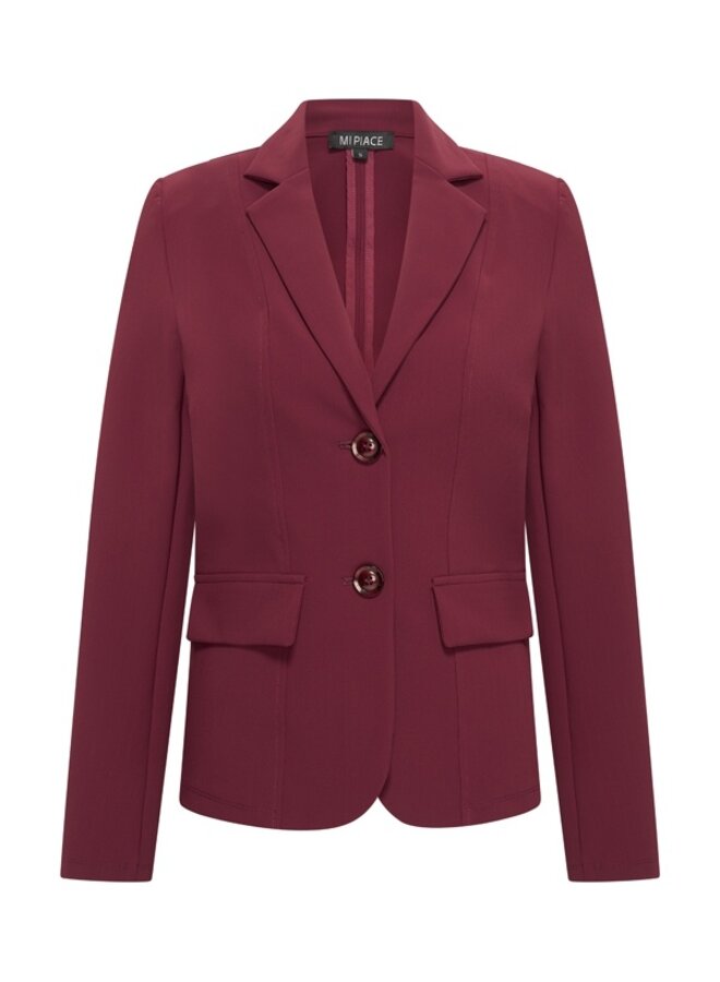 Mi Piace Blazer MP202646 - Burgundy