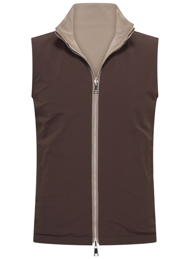 Mi Piace Mouwloos Jack Reversible RM202061 - Falcon/Espresso