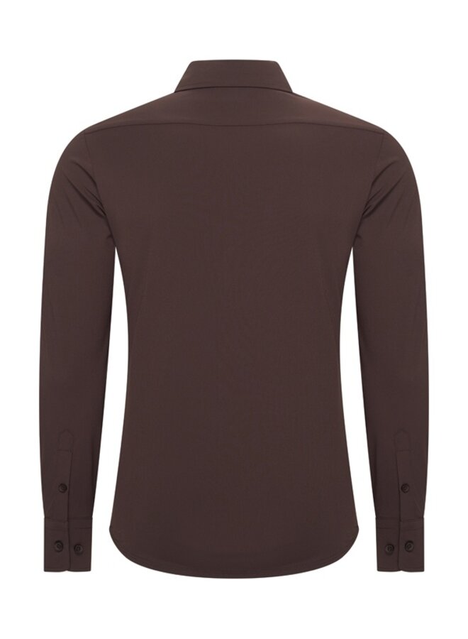 Mi Piace Overhemd RM202010 Shirt - Espresso