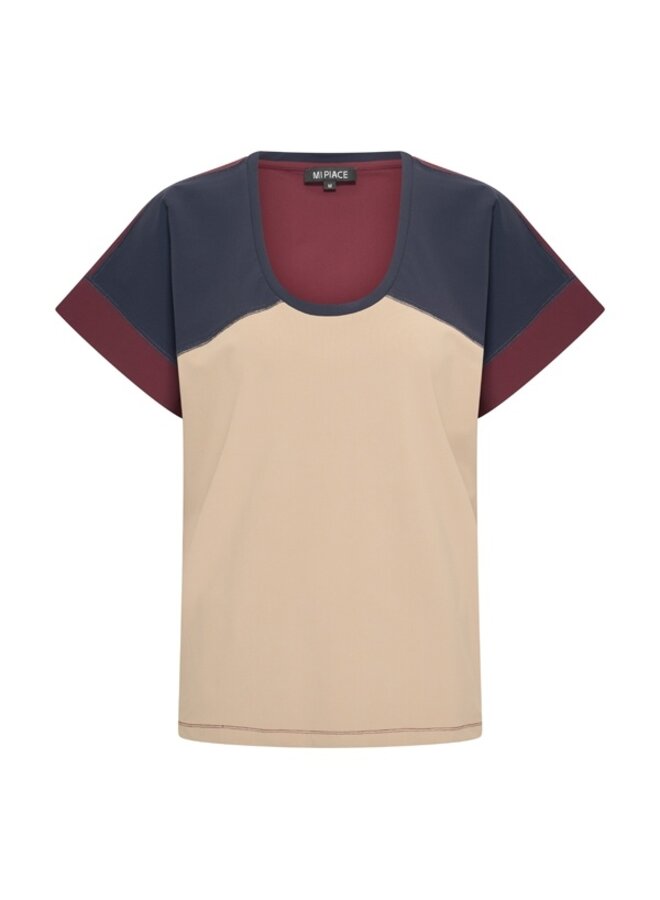 Mi Piace Shirt MP202672 - Burgundy