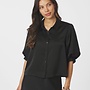 Neo Noir Top 167036 Etta Heavy Sateen Shirt - 100 Black