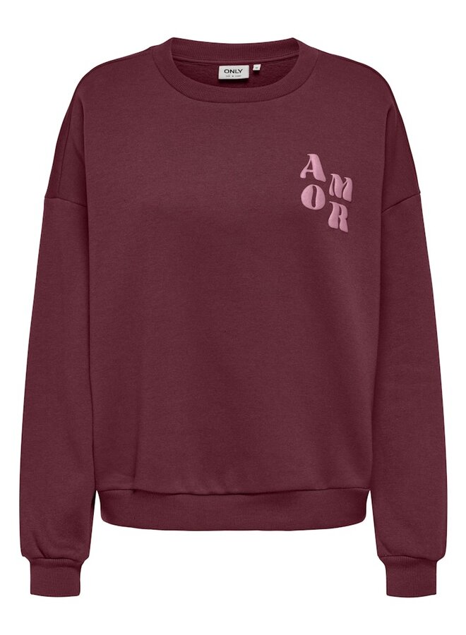 Only Sweater ONLMAREY 15337658 - Zinfandel