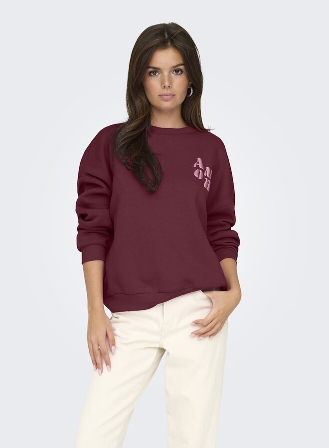 Only Sweater ONLMAREY 15337658 - Zinfandel