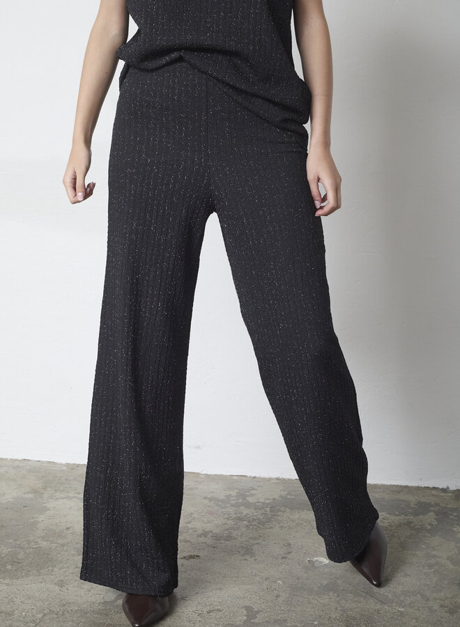 Sisters Point Broek GLUT PA19 19575 001 - Black/Silver