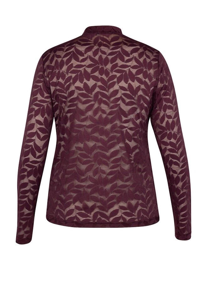 Studio Anneloes Top reagan lace 13362 - Blackberry