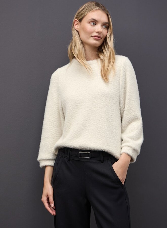 Street one Trui A324282 Fluffy  - 26351 soft beige
