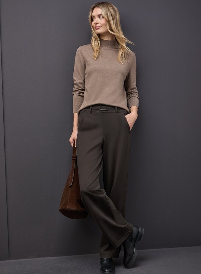 Street one Broek A380104 - 17103 darkest brown