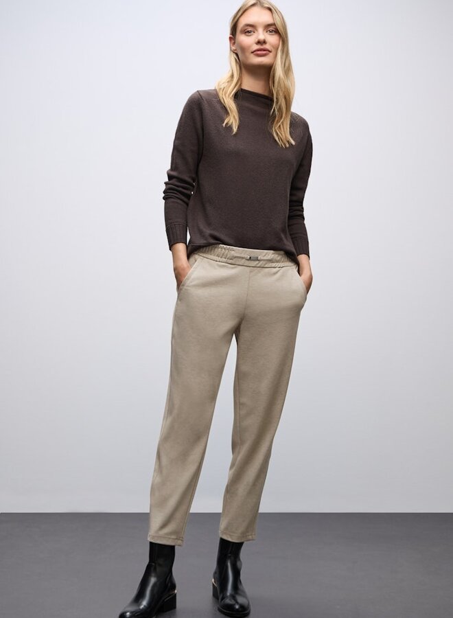 Street one Broek A379784 - 26878 sanded beige melange