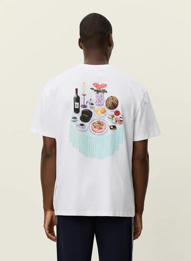 T-shirt Cole Table 1001106 - White