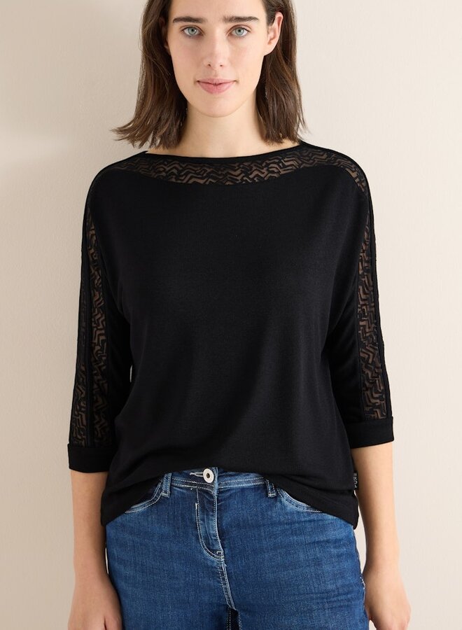 T-shirts B324281 -10001 Black