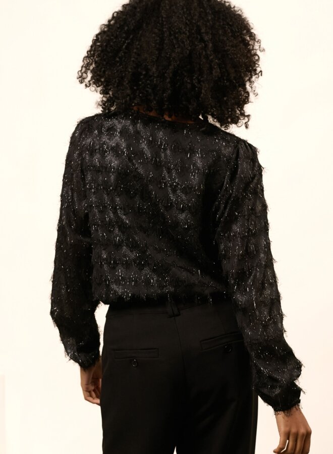 Lofty Manner Blouse QK402 - Blouse Amara - 600 Black