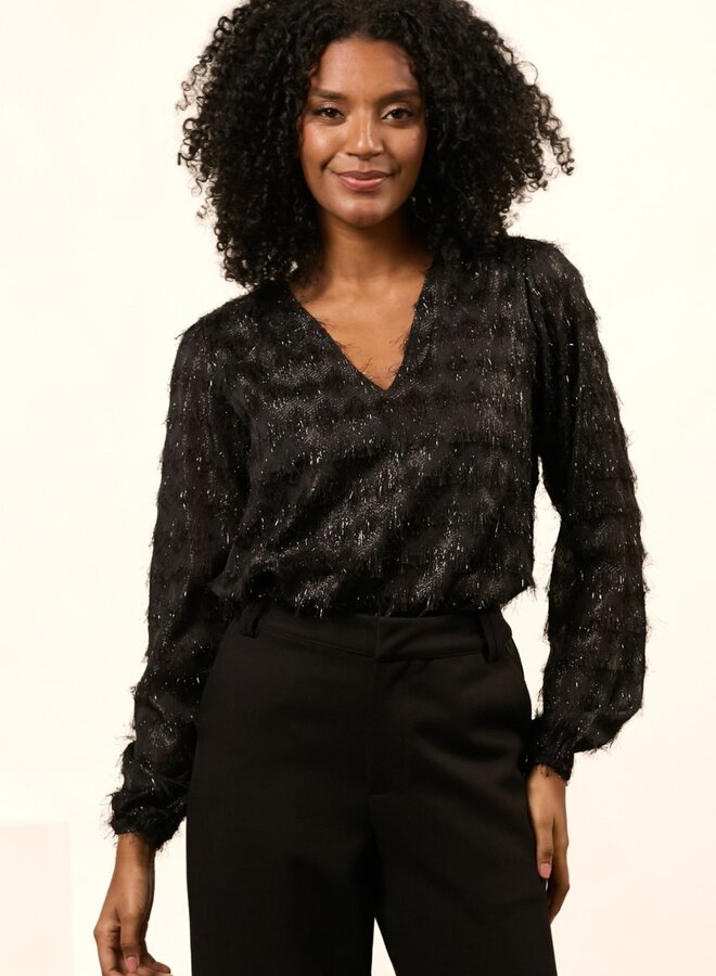 Blouse QK402 - Blouse Amara - 600 Black