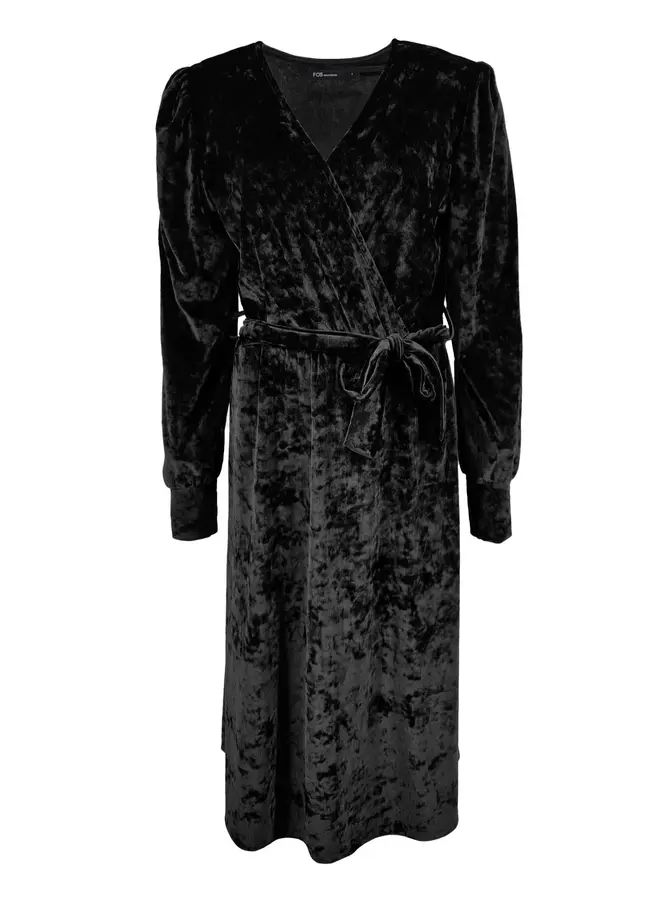 FOS Fashion Jurk Yoyo 7640 - 001 Black