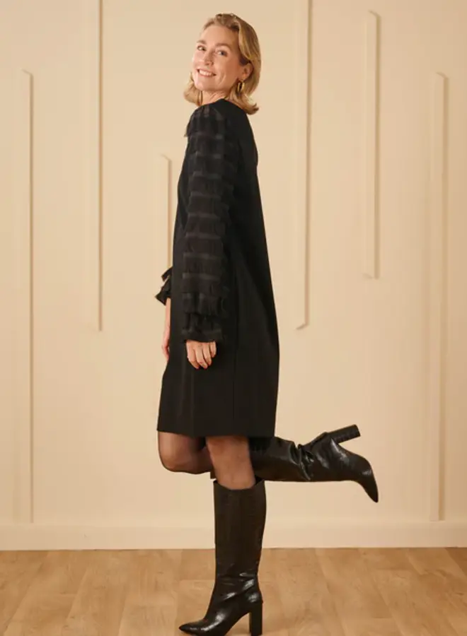 FOS Fashion Jurk 7648 Fiona - 001 Zwart