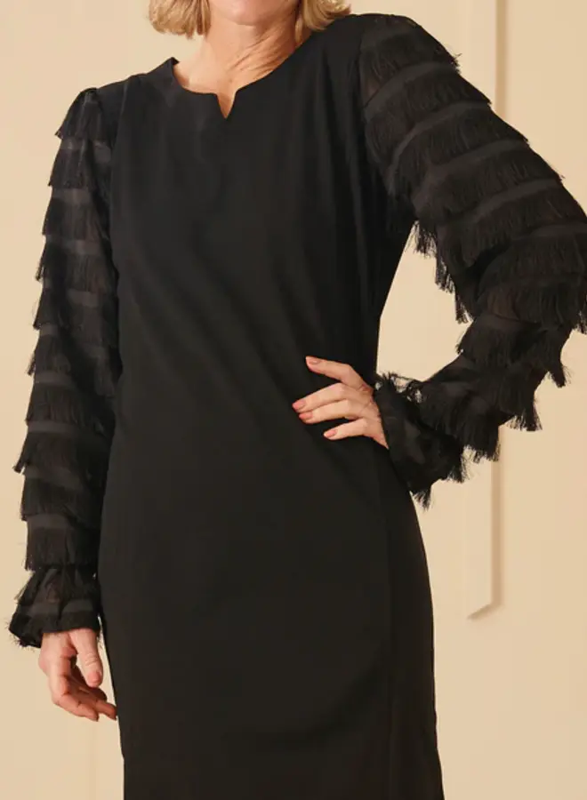 FOS Fashion Jurk 7648 Jurk Fiona - 001 Zwart