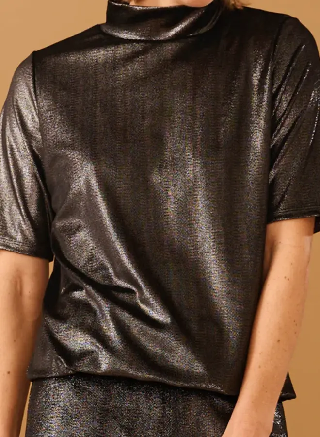 FOS Fashion Top 7645 Top Adina - 001 Zwart