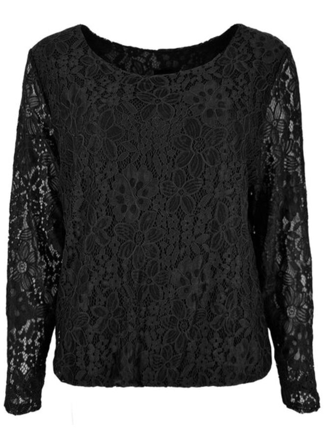FOS Fashion Top 7644 Top Mona - 001 Zwart