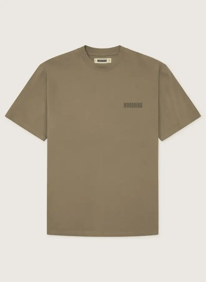 Woodbird T-shirt 2100-430 Base Tee - Brown