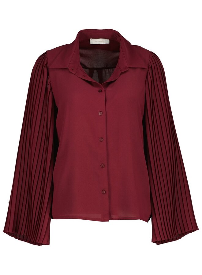 Amelie & Amelie Blouse Nigella B502 - Burgundy