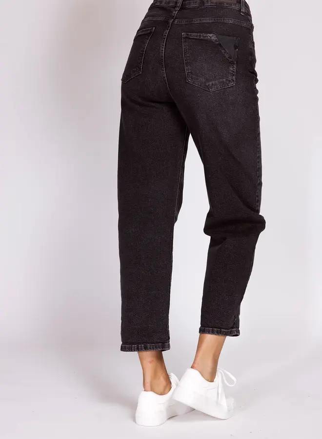 Zhrill Barrel Jeans D007-W979 ZHIZA - 117 Black