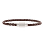 Steel & Barnett Armband LBLL/003 - Brown Silver