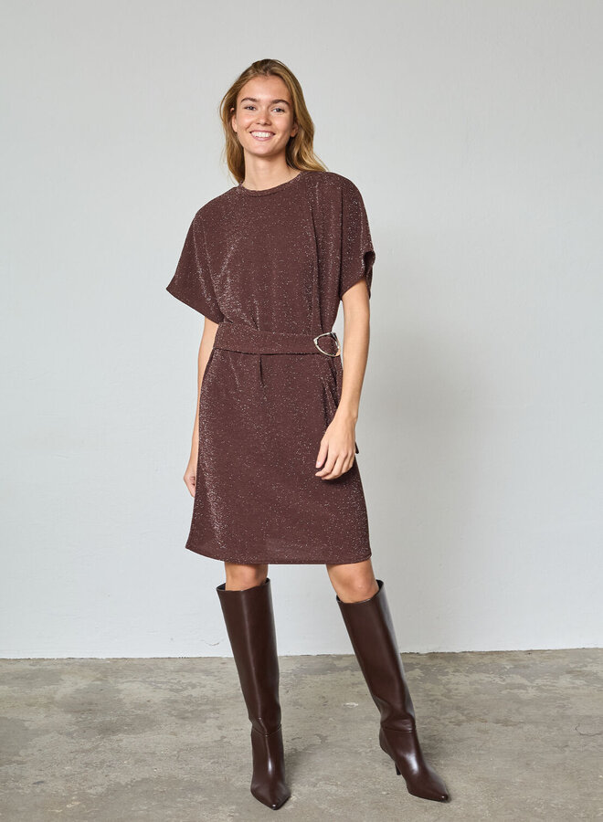 Sisters point Jurk 19580 GELIA-DR1 - 221 Chocolate/Silver