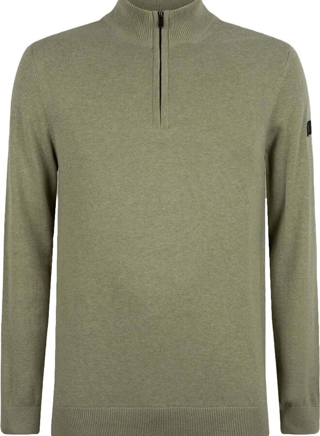 Presly & Sun Half-Zip Trui Pullover PS_lewis - Wasabi