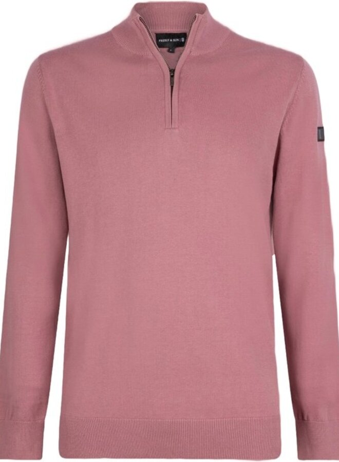 Presly & Sun Half-Zip Trui Pullover PS_Lewis - Lila