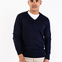 Presly & Sun V-hals Trui Pullover PS-Al Knitted - Navy