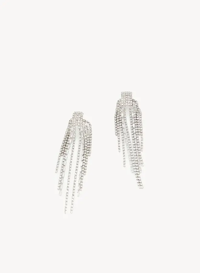 Oorbellen Strass Stenen - Feels Like Magic - Silver