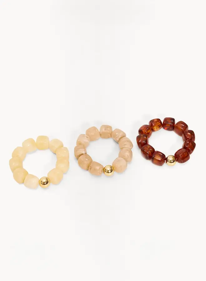 Armbanden 3-Pack - When You Call - Beige