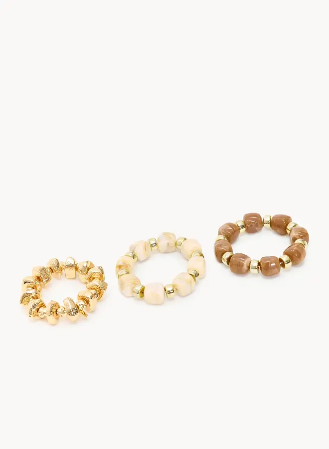 Armbanden 3-pack - Gold
