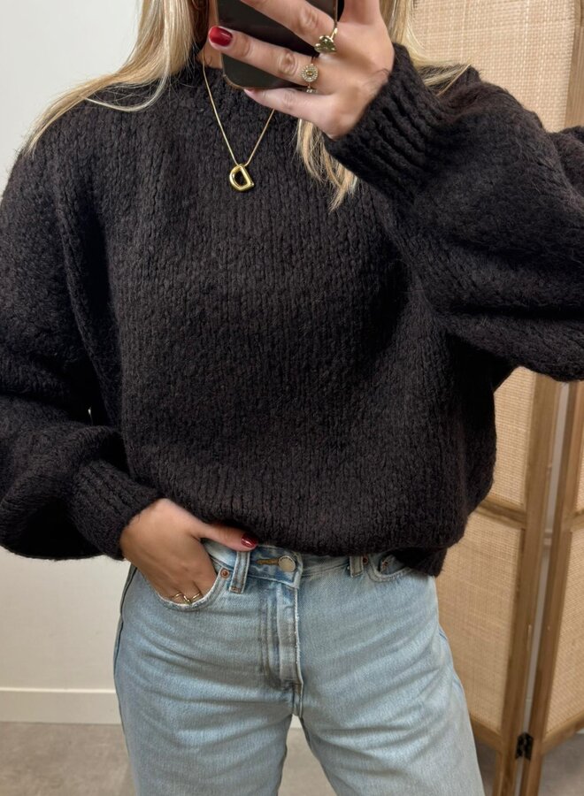 Ambika Trui 30099 - Donker Bruin