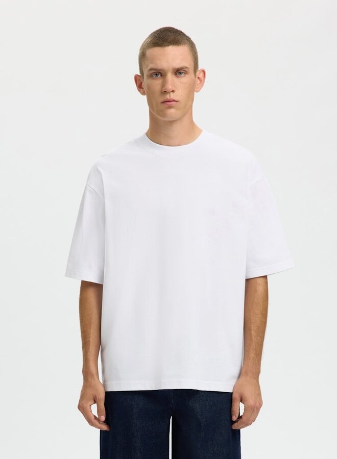 Selected Homme T-shirt  16100130 - Bright White