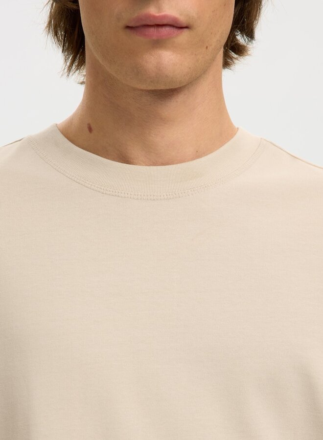 Selected Homme T-shirt 16100130 - Oatmeal