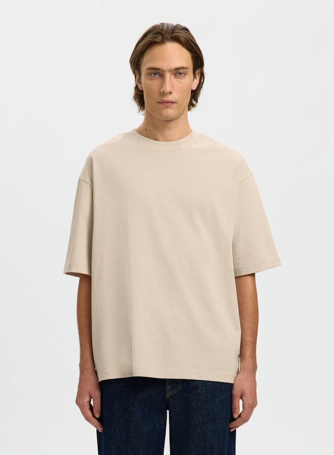 Selected Homme T-shirt 16100130 - Oatmeal