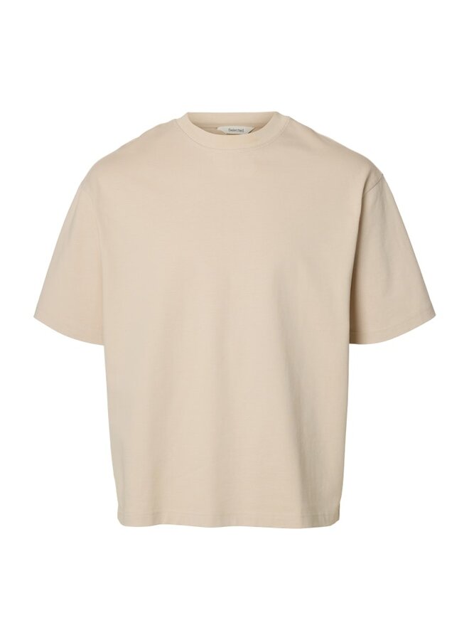 Selected Homme T-shirt 16100130 - Oatmeal
