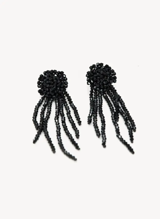 Loavies Oorbellen Kralen - This Love Won't Fade - Black