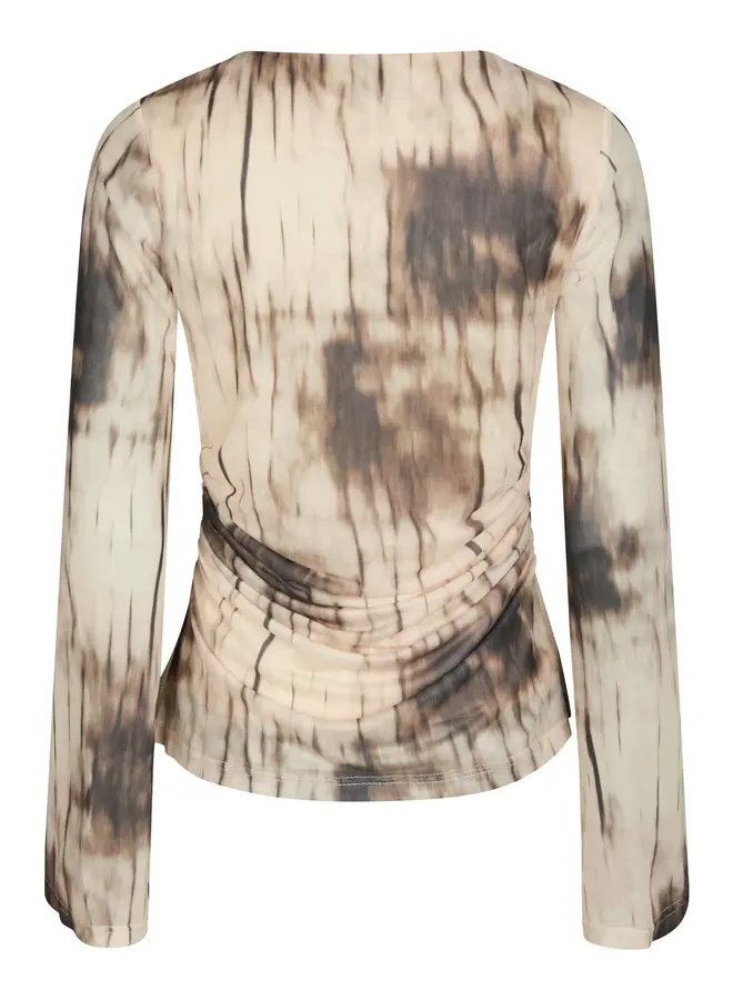 Neo Noir Shirt 167053 Lenida Faded Mesh - 306 Dusty Brown