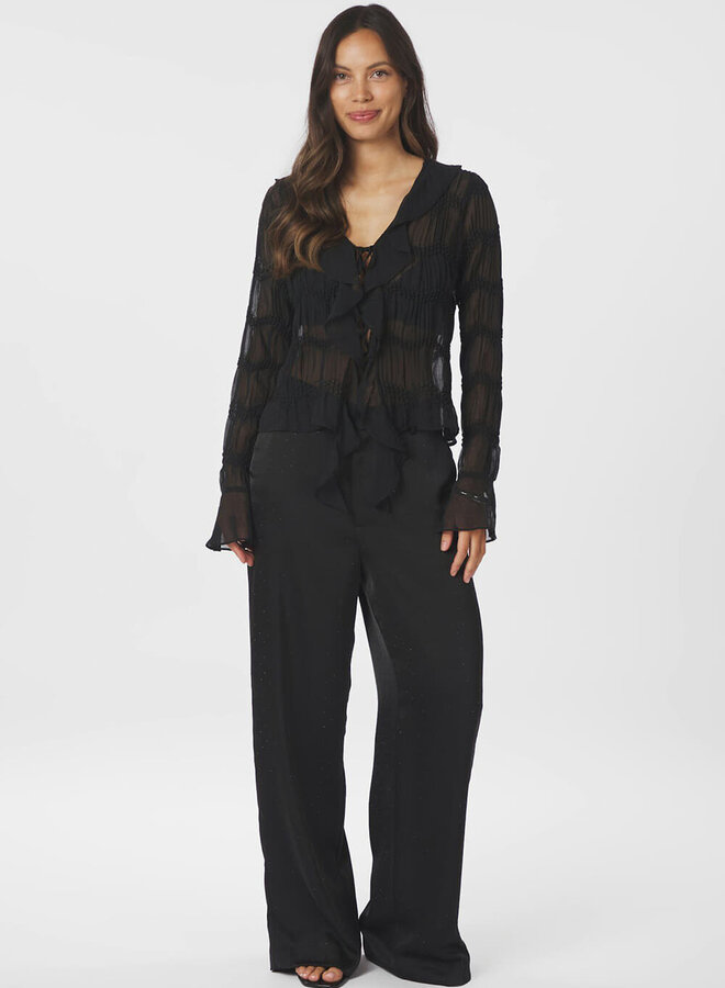 Pantalon 165357 Emmett Structure - 100 Black