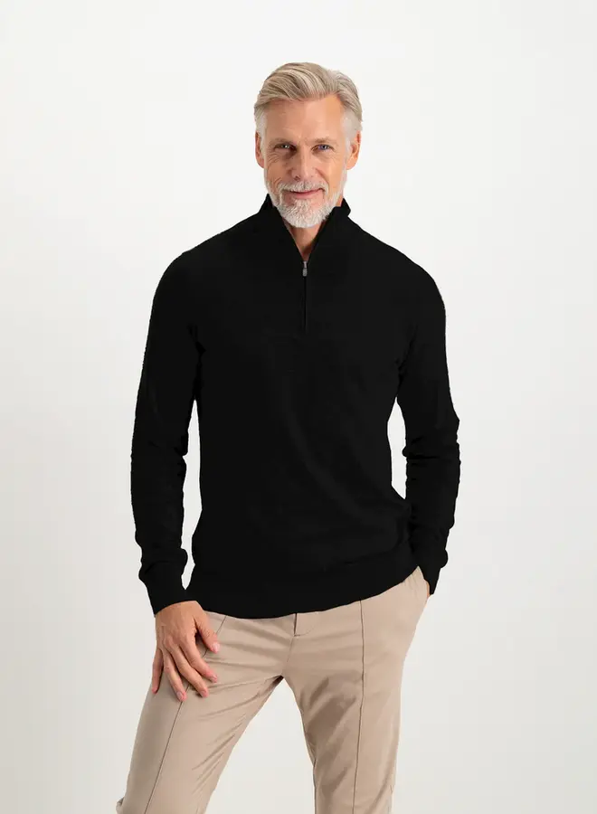 Trui Half Zip 19480 - black