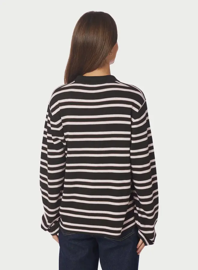 Neo Noir Gebreide Trui 167213 Mala Polo - 676 Dark Brown