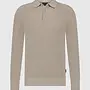 Saint Steve Longsleeve Polo 230521 - 20006 Sand Melange