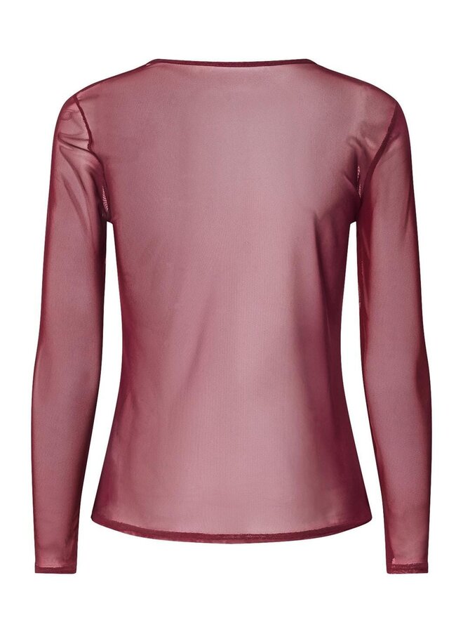 Sisters Point Mesh Top 19501 NEW GANI-22 - 316 Bordeaux