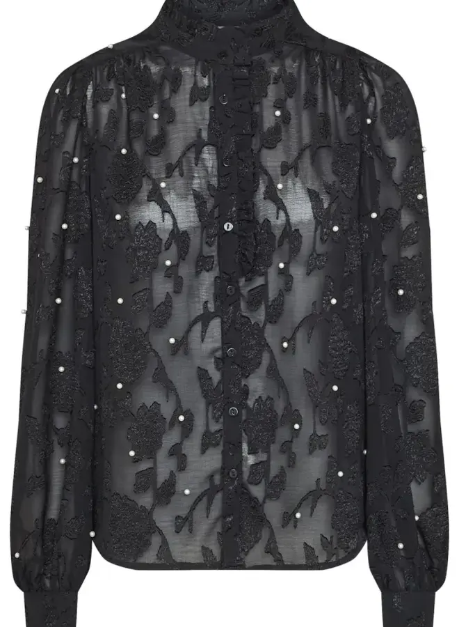 Blouse 19172 VIRSA-SH13 - 002 Black/Pearl