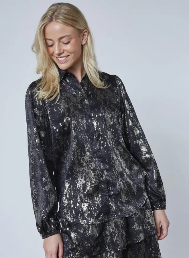 Sisters Point Blouse 19030 EBBEY-SH80 - 804 Black/Gold